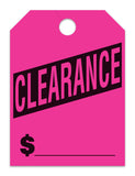 Mirror Hang Tag Clearance Pink