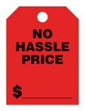 Mirror Hang Tag No Hassle Red