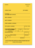 Vehicle Deal Labels - Form AA-168 P/A