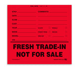 Fresh Trade In Not For Sale Sticker