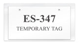 Temp Tag Protector - Premium Heavy Duty Plastic