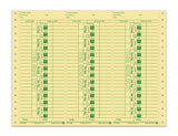 Time Clock Card - Form AA-292-VI