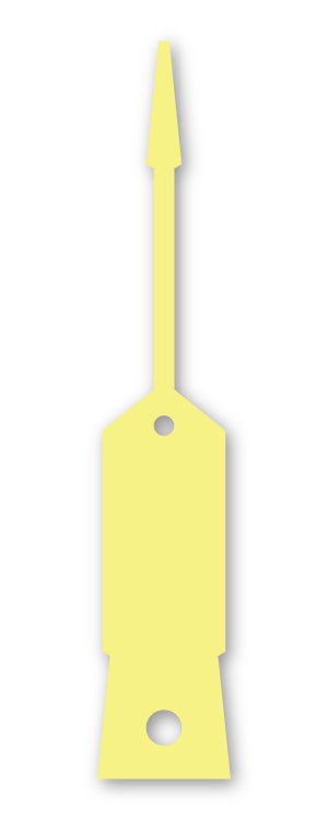 Yellow Self Lock Key Tag