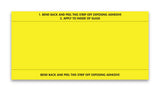 Yellow Stock Number Mini Sign