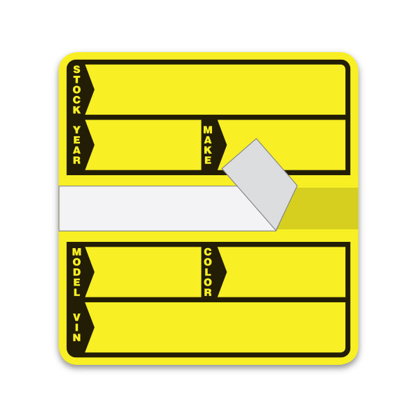 Yellow, Poly Stock Sticker