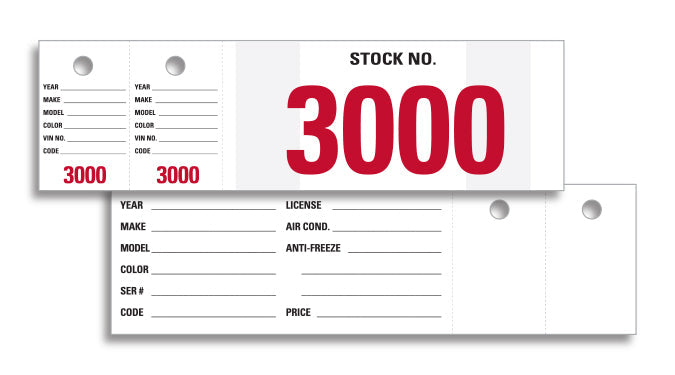 Vehicle Stock Number 3000-3999