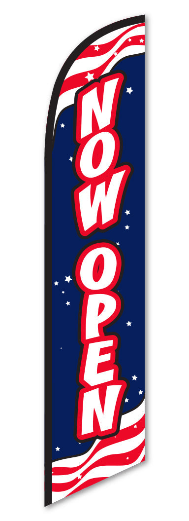 Now Open Swooper Banner