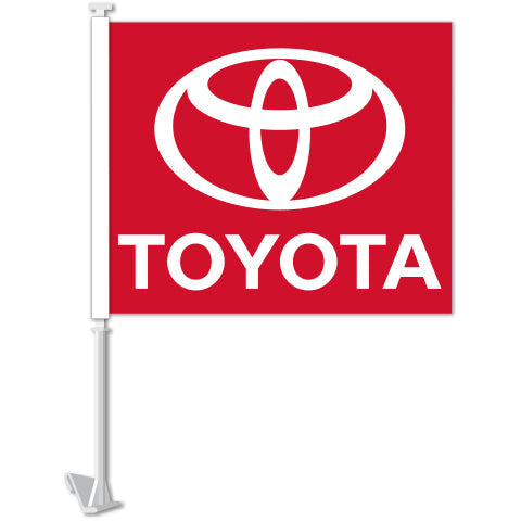Toyota Clip On Window Flag