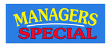 Manager Special Windshield Banner