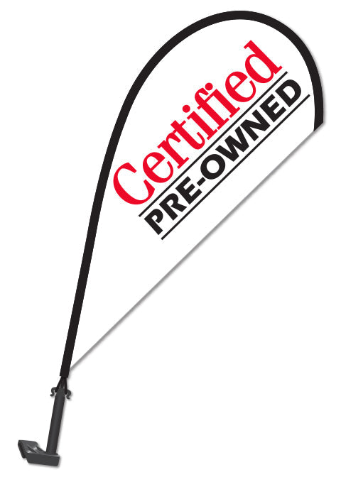 Certified Pre Owned Clip On Paddle Flag