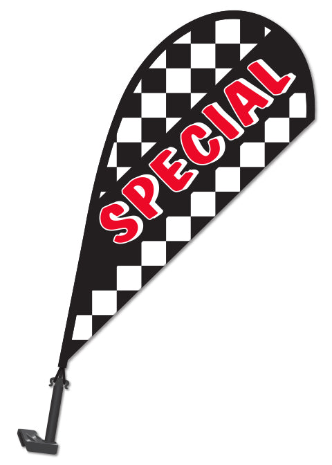 Special Clip On Paddle Flag