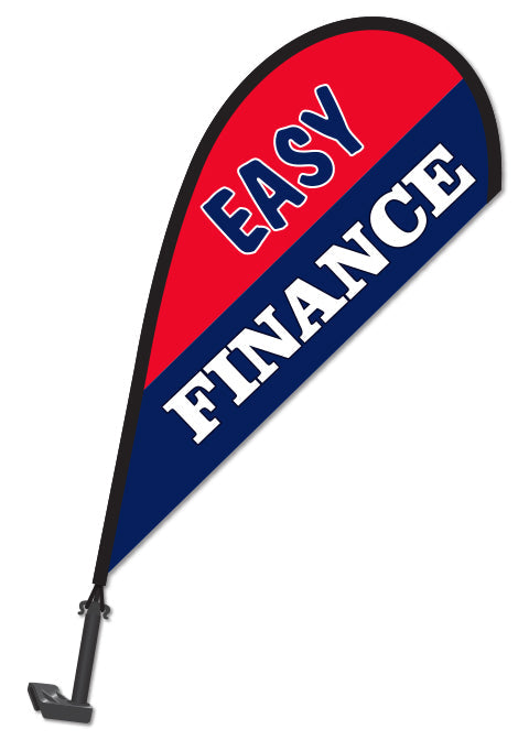 Easy Finance Clip On Paddle Flag