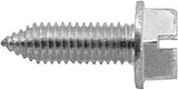License Plate Screw Slotted Hex Washer Head 6mm x 20mm