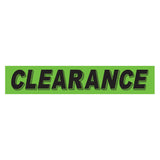 Slogan Window Sticker Clearance Green
