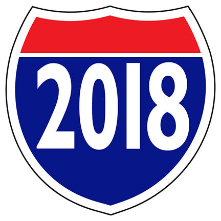 Window Sticker Interstate 2018