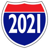 Window Sticker Interstate 2021