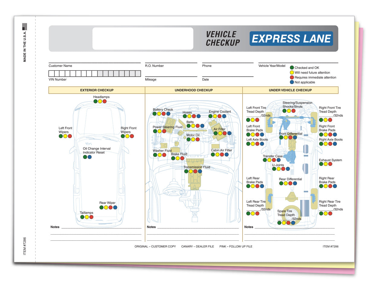 Multi Point Inspection Form Express Lane